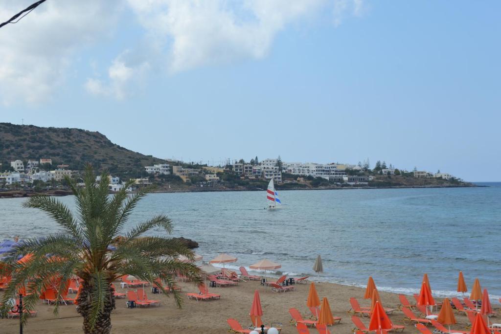 4S Beach Superior Apartments Stalida Bagian luar foto