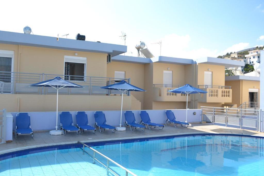 4S Beach Superior Apartments Stalida Bagian luar foto